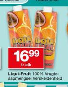 Liqui Fruit 100%vrugte-sapmengsel verskeidenheid-1Ltr Elk