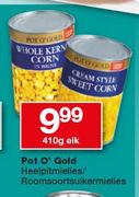 Pot O Gold heelpitmlelies/Roomsoorfsulkermielies-410g Elk