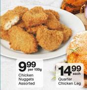 Chicken Nuggets Assorted-Per 100g 