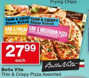 Bella Vita Thin & Crispy Pizza Assorted-Each