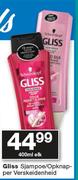 Gliss sjampoe/opknapper verskeidenheid-400ml Elk
