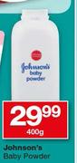 Johnson's Baby Powder-400g