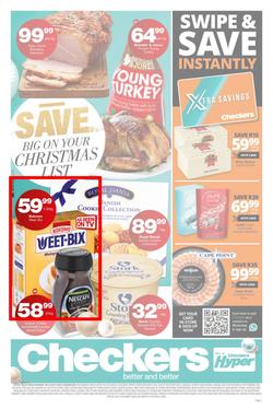 Checkers Western Cape : Christmas Specials (09 Dec - 25 Dec 2019), page 1