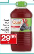Quali Fruit Nectar Juice-3Ltr Each