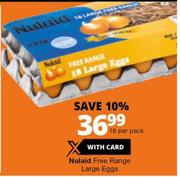 Nulaid Free Range Large Eggs-18 Per Pack