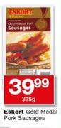Eskort Gold Medal Pork Sausages-375g