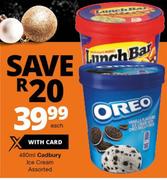 Cadbury Ice Cream-480ml Each