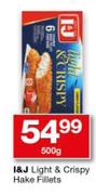 I&J Light & Crispy Hake Fillets-500g