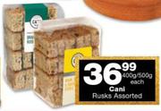 Cani Rusks-400g/500g Each