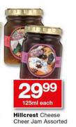 Hillcrest Cheese Cheer Jam-125ml Each