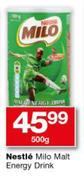 Nestle Milo Malt Energy Drink-500g