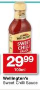 Wellington's Sweet Chilli Sauce-700ml