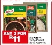 Knorr Tasty/Packet Soup-For Any 3