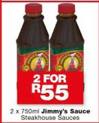 Jimmy's Sauce Steakhouse Sauce-2x750ml