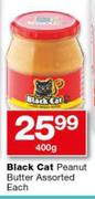 Black Cat Peanut Butter-400g Each