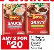 Royco Marinades/Sauces/Gravies-For Any 2