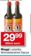 Maggi Lazenby Worcestershire Sauce-500ml Each