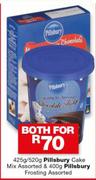 Pillsbury Cake Mix Assorted 425g/520g& Pillsburry Frosting Assorted 400g-For Both