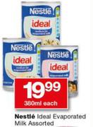 Nestle Ideal Evaporated Milk Assorted-380ml Each
