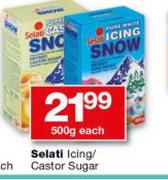 Selati Icing/Castor Sugar-500g Each