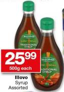 Illovo Syrup Assorted-500g Each