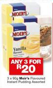 Mori's Flavoured Instant Pudding Assorted-Any 3 x 90g