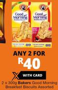Bakers Good Morning Breakfast Biscuits Assorted-Any 2 x 300g