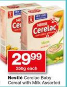 Nestle Cerelac Baby Cereal With Milk Assorted-250g Each