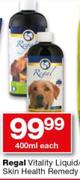 Regal Vitality Liquid/Skin Health Remedy-400ml Each