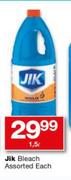 Jik Bleach Assorted-1.5Ltr Each