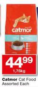 Catmor Cat Food Assorted-1.75kg Each