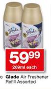 Glade Air Freshener Refill Assorted-269ml Each