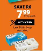0 Lux Bath Soap Assorted-175g Each