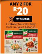  Knorr Naturally Tasty Cook-In-Sauce Assorted-For 2
