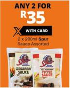Spur Sauce Assorted-2 x 200ml