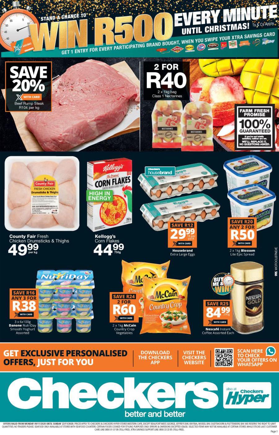 Checkers Western Cape : Specials! (09 November - 22 November 2020) — m ...