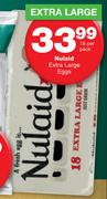 Nulaid Extra Large Eggs-18 Per Pack