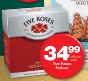 Five Roses Teabags-100 Per Pack