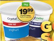 Crystal Valley Yoghurt-1kg Each