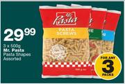 Mr. Pasta Pasta Shapes-3x500g