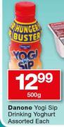 Danone Yogi Sip Drinking Yoghurt Assorted-500g Each