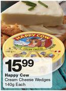 Happy New Cream Cheese Wedges-140g Each