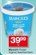 Marcel's Frozen Yoghurt Assorted-1Ltr Each