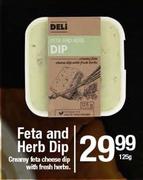 Deli Feta & Herb Dip-125g 