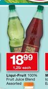 Liqui Fruit 100% Fruit Juice Blend Assorted-1.25Ltr Each