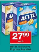 Act II Microwave Popcorn Assorted-Each