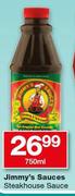 Jimmy's Sauces Steakhouse Sauce-750ml