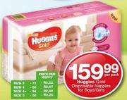 Huggies Gold Disposable Nappies For Boys/Girls-Per Pack