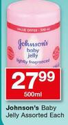Johnson's Baby Jelly Assorted-500ml Each