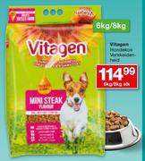 Vitagen Hondekos Verskeidenheid-6Kg/8Kg Elk